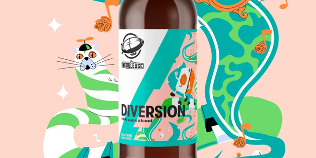 Le design de la bouteille Diversion.