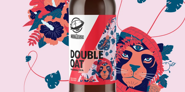 Le design de la bouteille Double Oat.