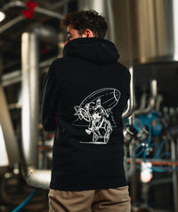 Kapuzenpullover Schwarz
