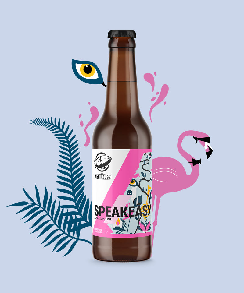 Bière Session IPA Speakeasy bouteille  de "La Nébuleuse" à Lausanne
